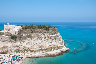 Tropea, Calabria adada bulunan kilisenin Üstten Görünüm