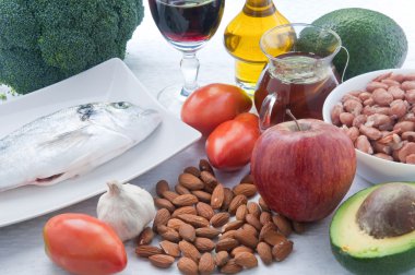 düşük kolesterol için 10 gıdalar: çay, avokado, meyve, vegetabl