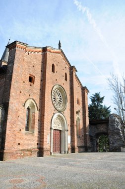 Castiglione Olona Ortaçağ Collegiata (kilise), cephe, Vare