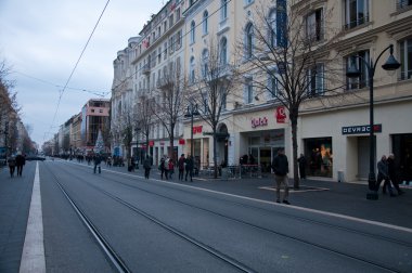 Panoramik Nice, Fransız Rivierası ana cadde