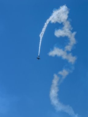 Airshow uçak içinde hareket