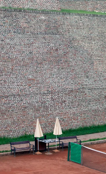 Old tennis court — Stock Photo, Image