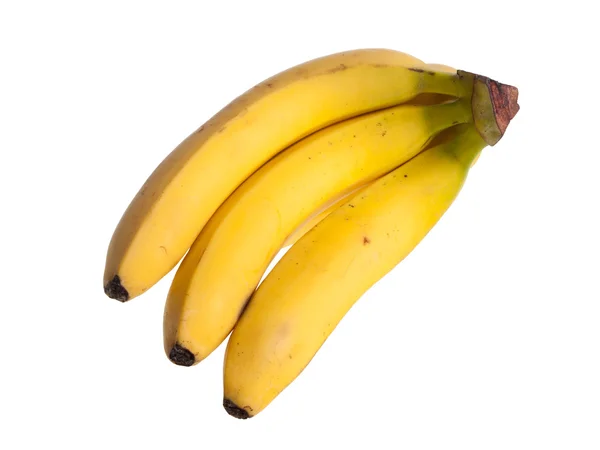 Banana bunch isolated on white — Stock Photo, Image