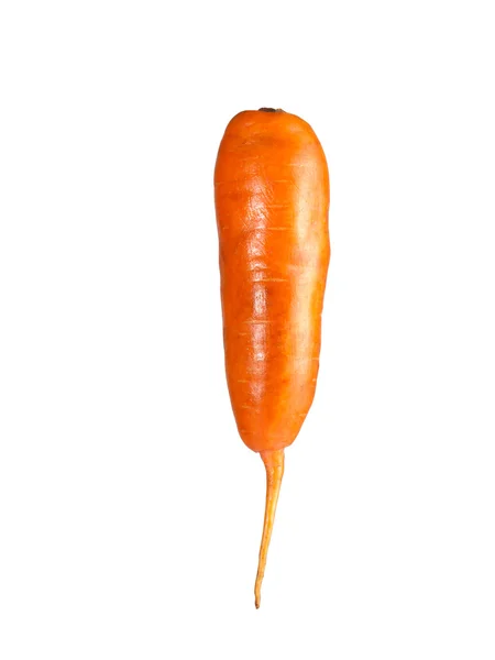 Морква ізольована на білому тлі — стокове фото