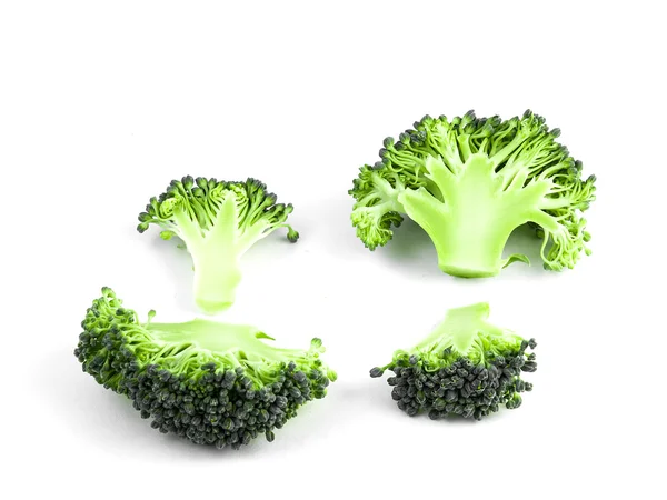 Broccoli vegetabiliska isolerad på vit bakgrund — Stockfoto