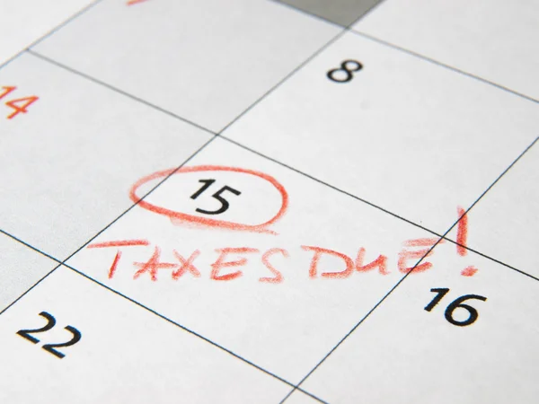 Taxes due Royalty Free Stock Images