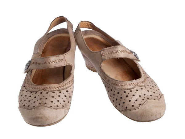 Old women's shoes — Stock Photo, Image