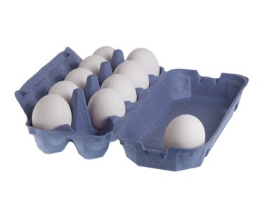 Pakette yumurtalar var.