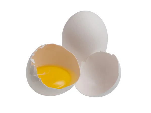 Kırık tavuk yumurta — Stok fotoğraf