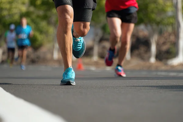 Marathon lopers race — Stockfoto