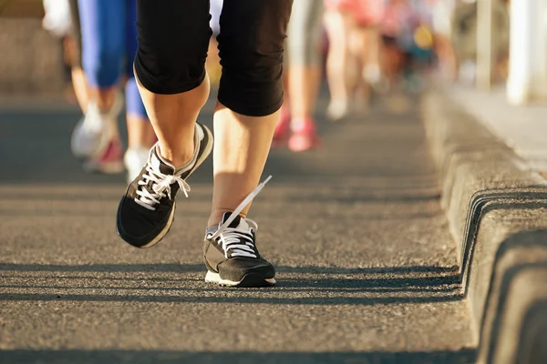 Marathon löpartävling — Stockfoto