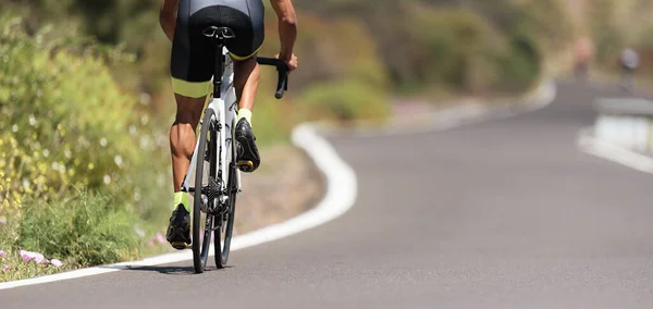 Rennrad Radfahrer Mann Radfahren Sportler Auf Rennrad — Stockfoto