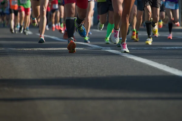 Corredores de maratón — Foto de Stock