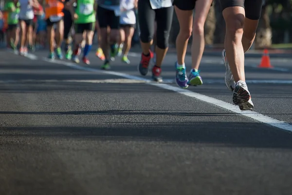 Marathon runners — Stock Photo, Image