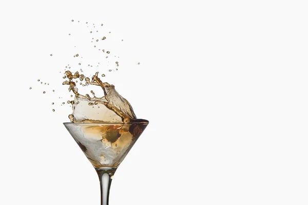 Raccolta di spruzzi di cocktail isolato su uno sfondo bianco — Foto Stock