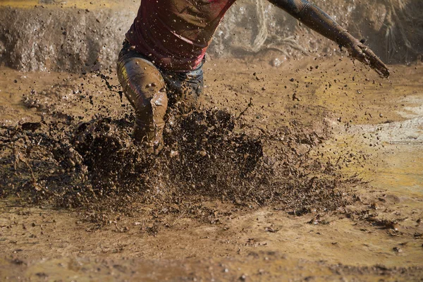 Corredores de carreras de barro — Foto de Stock