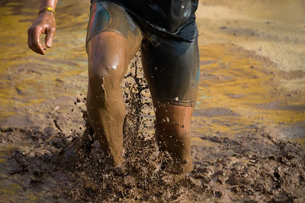 Corredores de carreras de barro —  Fotos de Stock