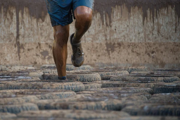 Corredores de carreras de barro —  Fotos de Stock