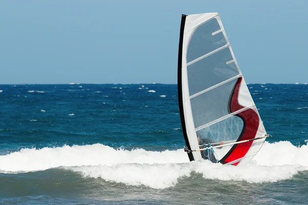 Windsurfer moving Stock Picture