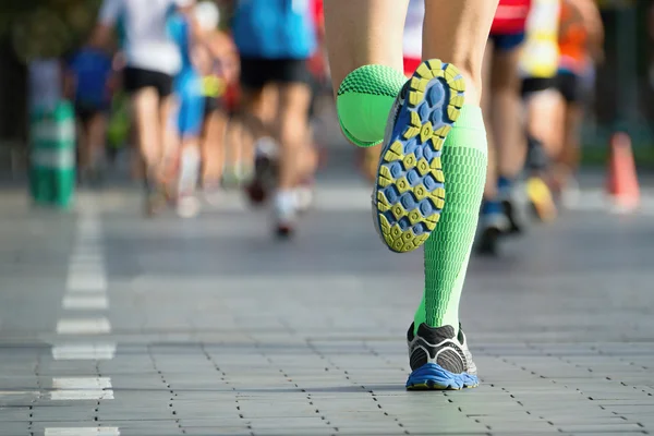 Maraton koşucular yarış