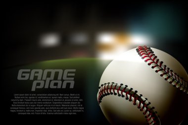 Baseball background clipart