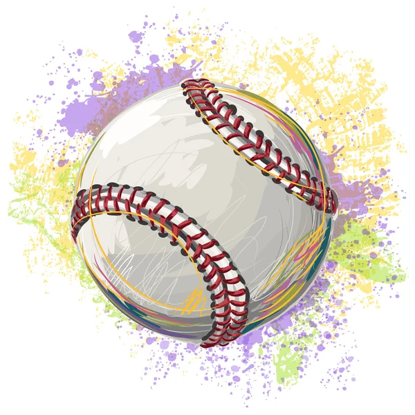 野球ボール — ストックベクタ