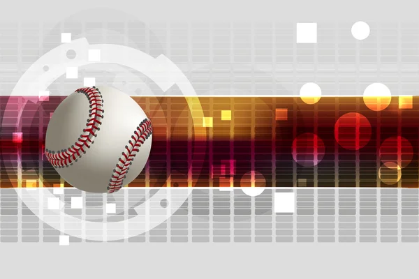 Bola de beisebol — Vetor de Stock