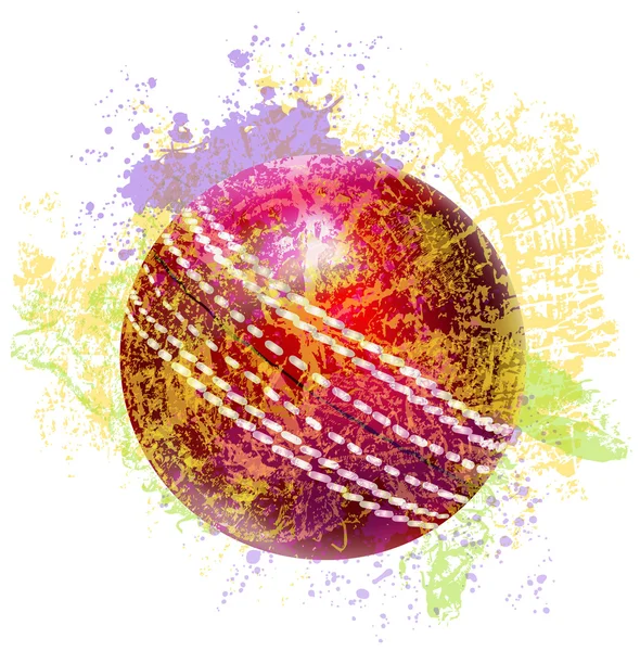 Cricket ball — Stock vektor