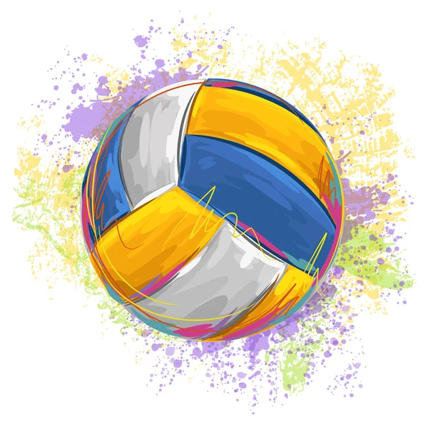 Balle de volley — Image vectorielle