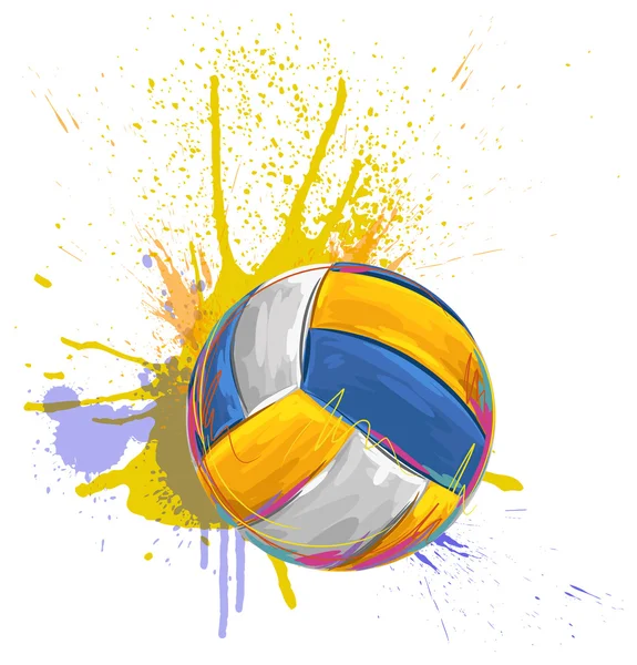 Pallavolo palla — Vettoriale Stock