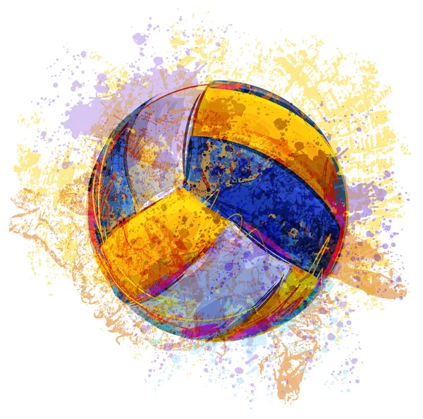 Balle de volley — Image vectorielle