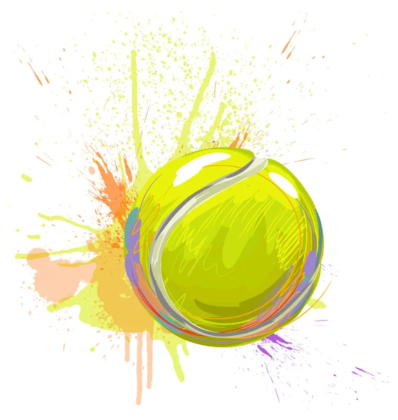 Teniszlabda — Stock Vector