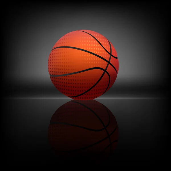 Basketball ball — Stock Vector
