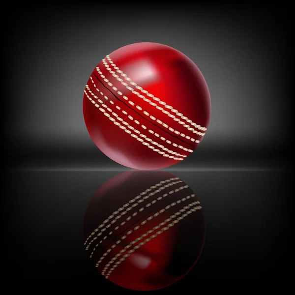 Kriketový míček — Stockový vektor