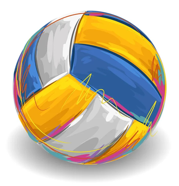 Bola de voleibol Ilustração De Stock