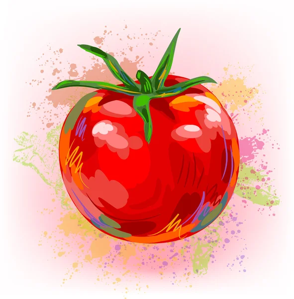 Tomate fresco — Vector de stock