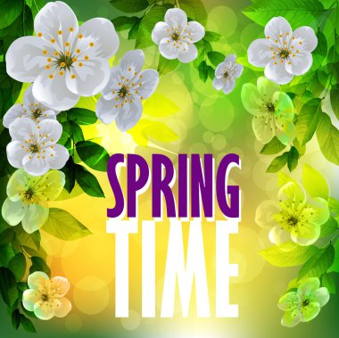 Güzel bahar arkaplanı