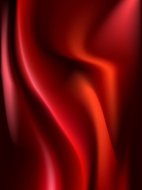 Kırmızı rengi saten kumaş