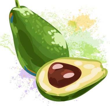 Avokado noktalar boya