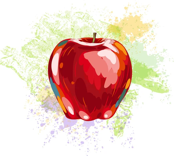 Apple grunge noktalar arka plan üzerinde