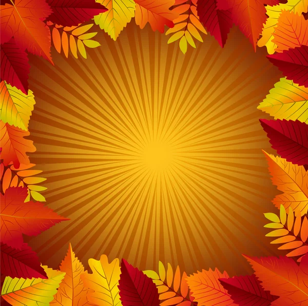Beau fond d'automne — Image vectorielle