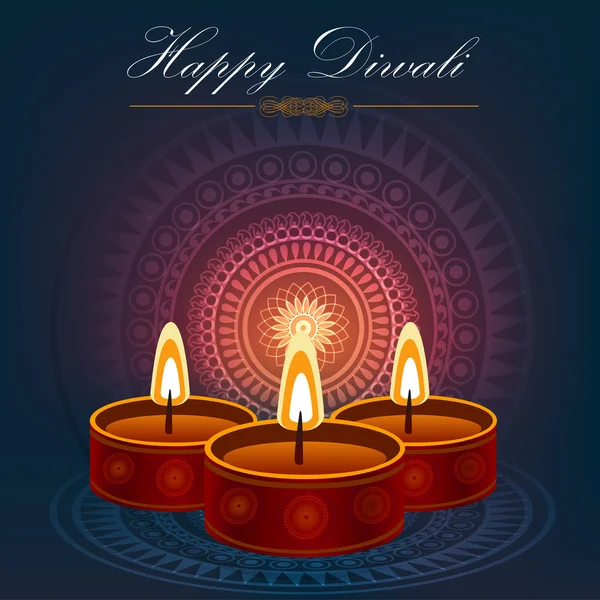 Diwali Celebration card — Stock Vector