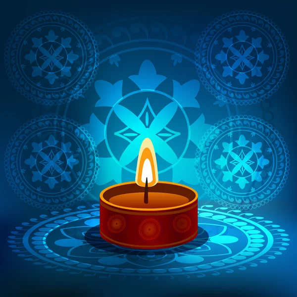 Diwali-Festkarte — Stockvektor