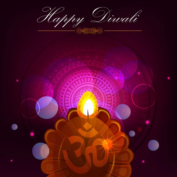 Diwali Celebration card — Stock Vector