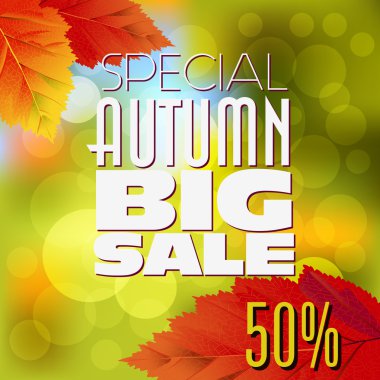 sonbahar satış tasarımı