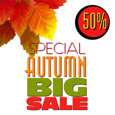 sonbahar satış tasarımı