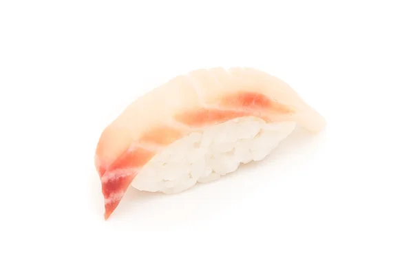 Sushi med abborre fisk (isolerad i vitt) — Stockfoto