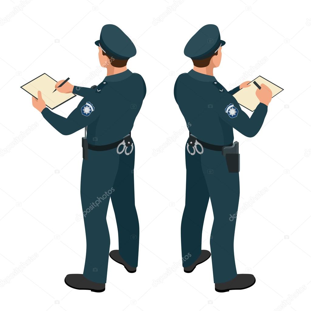 Patrolmen Vector Art Stock Images Depositphotos
