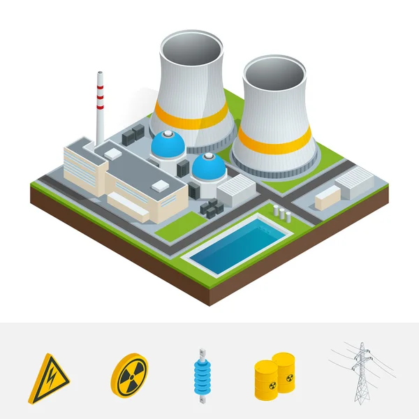 原子力発電所ストックベクター ロイヤリティフリー原子力発電所イラスト Depositphotos