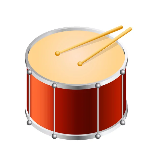 Ізометричного барабан — стоковий вектор